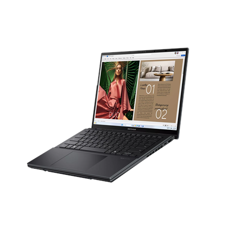 Asus Zenbook Duo UX8406CA-QL358X | Inkwell Gray | 14 " | OLED | Touchscreen | FHD | 1920 x 1200 pixels | 60 Hz | Glossy