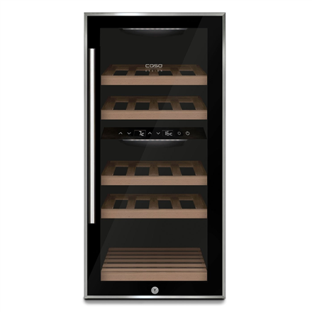 Caso | Wine cooler | WineComfort 24 | Energy efficiency class G | Showcase | Bottles capacity 24 bottles | Cooling type
