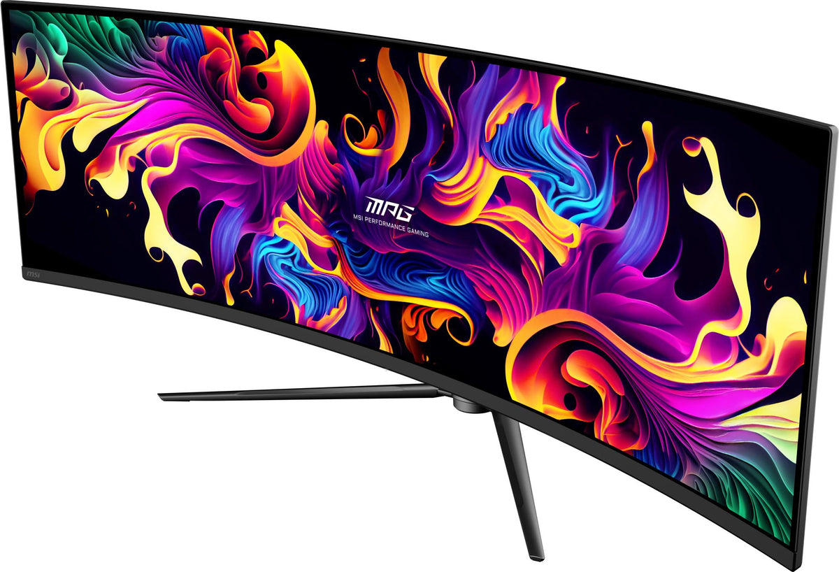 Monitor MSI 49 " 5120 x 1440 pixels Dual QHD Native aspect ratio 32:9 QD-OLED Curved MPG491CQPXQD-OLED