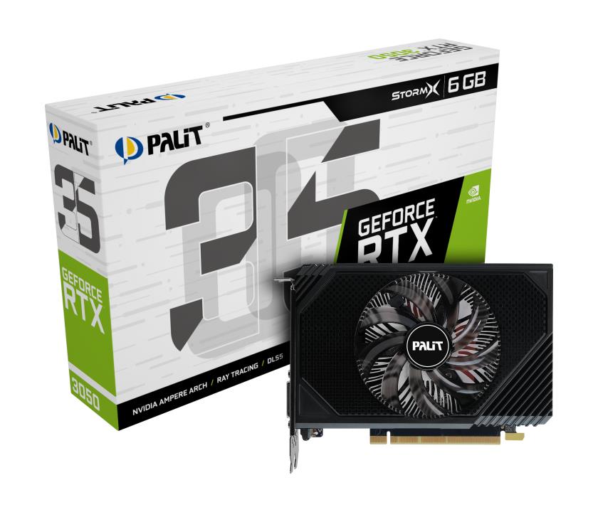 Graphics Card PALIT NVIDIA GeForce RTX 3050 1042 MHz 6 GB GDDR6 96 bit PCI Express 4.0 Active NE63050018JE-1072F