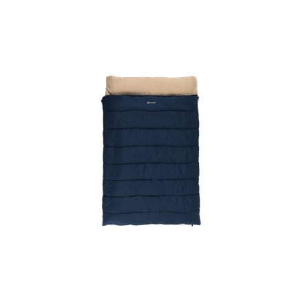 Outwell Contour Lux Deep Blue | Sleeping Bag | 220 x 145 cm | -22 to 12 °C | Both Side Zipper