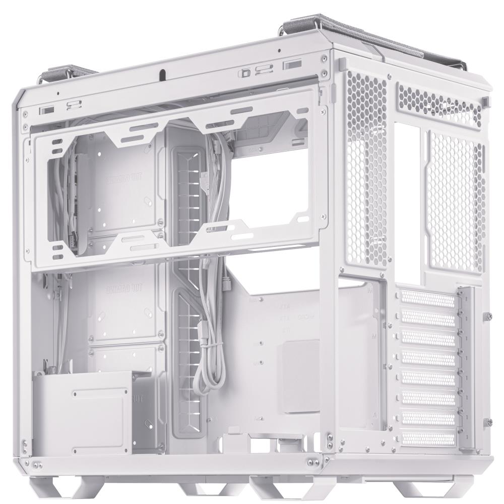 Case ASUS TUF Gaming GT502 MidiTower Case product features Transparent panel Not included ATX MicroATX MiniITX Colour White GAMGT502PLUS/TGARGBWH