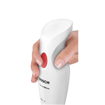 Bosch | Blender | CleverMixx MSM14100 | Hand Blender | 400 W | Number of speeds 1 | White