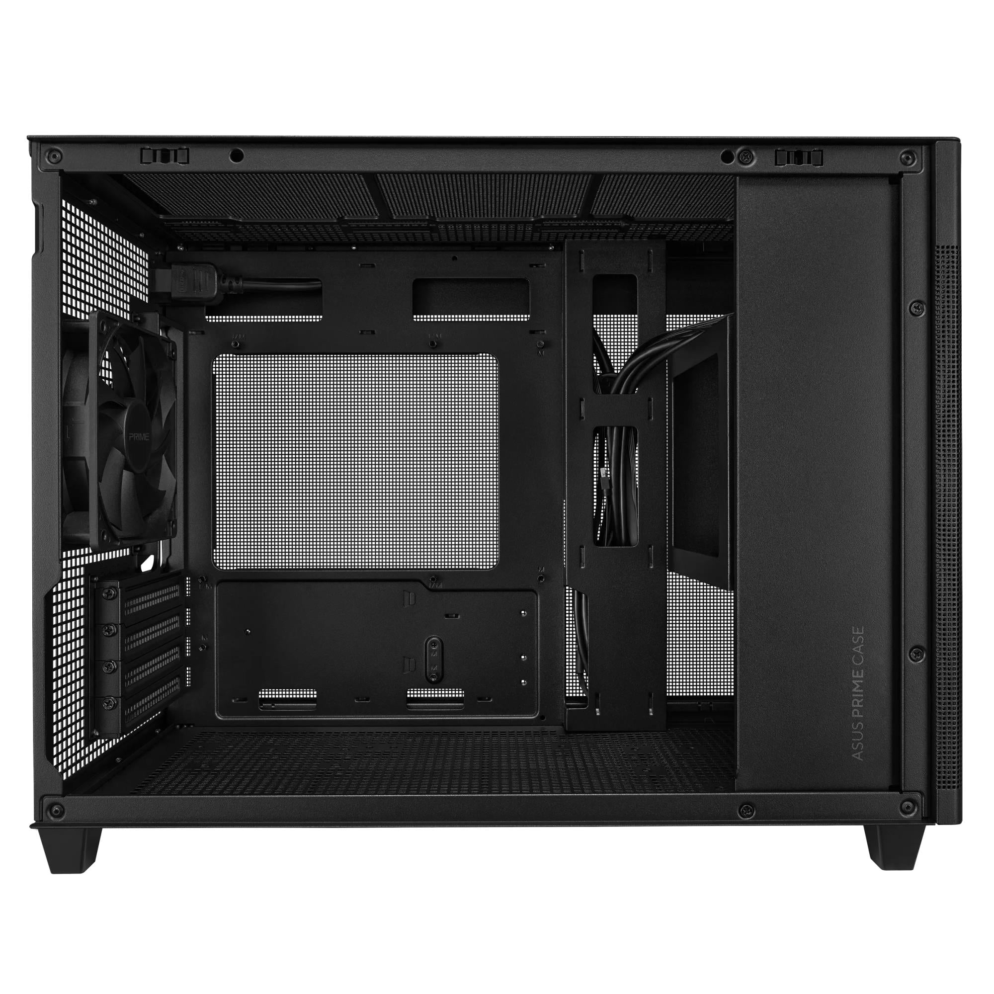 Case ASUS Prime AP201 Tempered Glass Micro Not included MicroATX MiniITX Colour Black PRIMEAP201TG