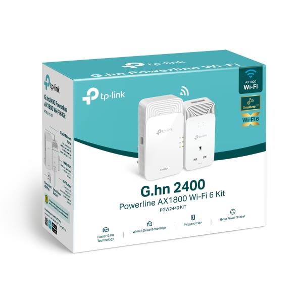 NET POWERLINE ADAPTER 1800MBPS/PGW2440 KIT TP-LINK