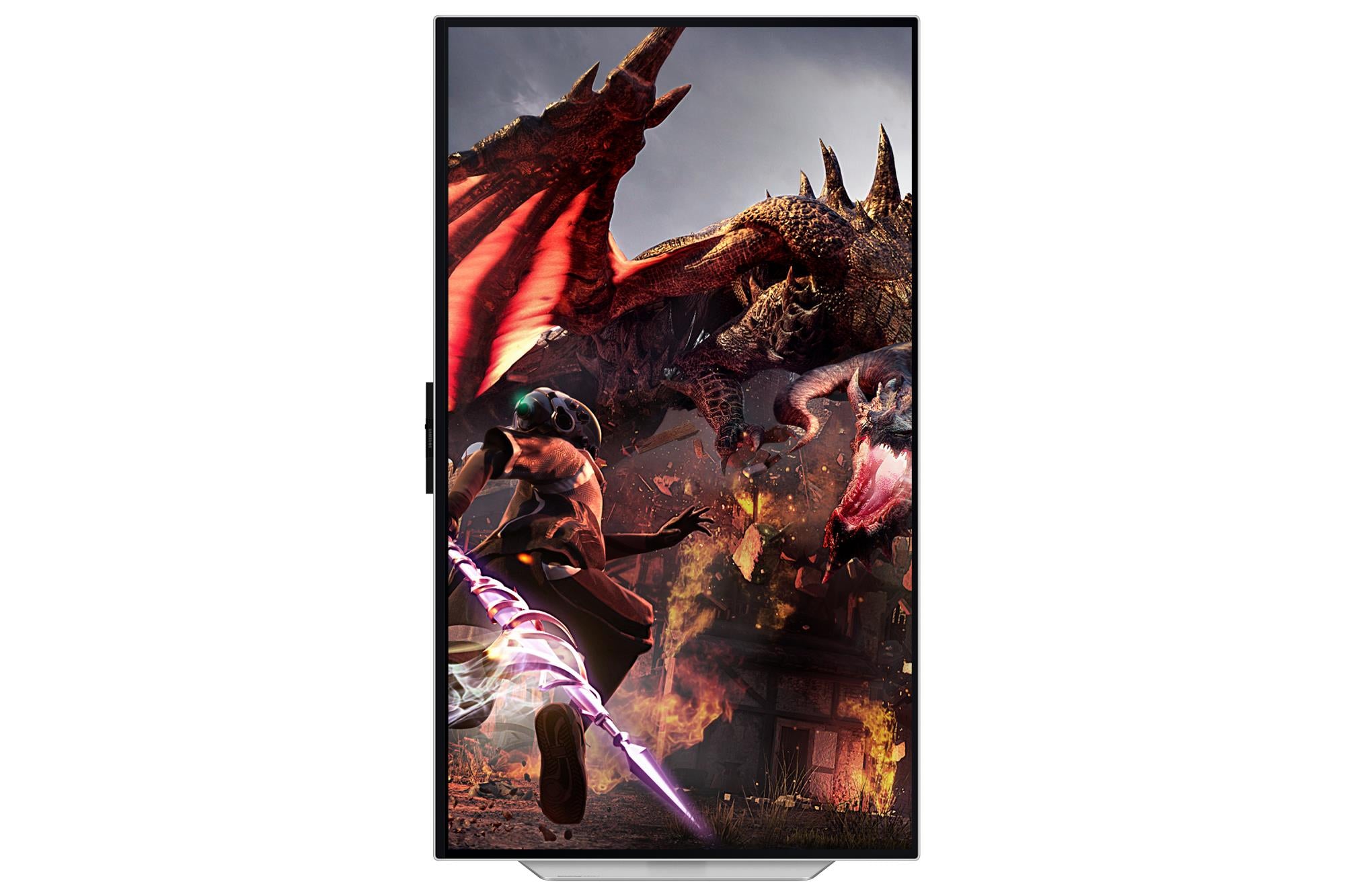 Monitor SAMSUNG 32" Gaming/Smart/4K Panel OLED 3840x2160 16:9 0.03 ms Speakers Swivel Pivot Height adjustable Tilt Colour Silver LS32DG802SUXDU