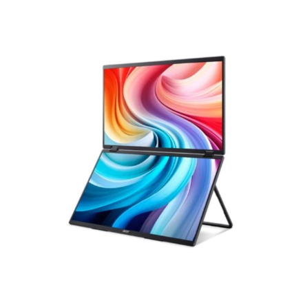 Acer PD19F 47cm 18.5'' FHD Dual Portable IPS 100Hz 16:9 4ms (GTG) 250nits HDMI 2xType-C MM Audio Out EU Black H.cable x1