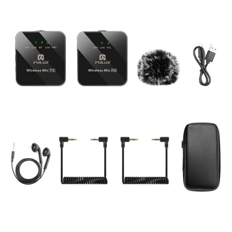 Wireless Lavalier Microphone PULUZ 2 TX + 1 RX - Image 3
