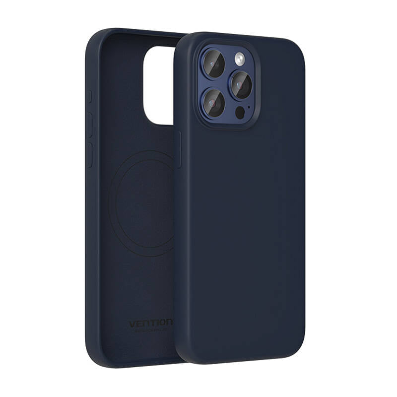 Vention KUFL0-30 Silicone Case for iPhone 15 Pro (blue) - Image 2