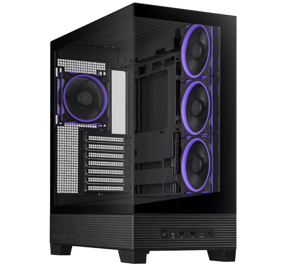 Case ASUS ASUS A31 PLUS Case MidiTower Case product features Transparent panel ATX BTX MicroATX MiniITX Colour Black A31PLUSTGARGBBLACK