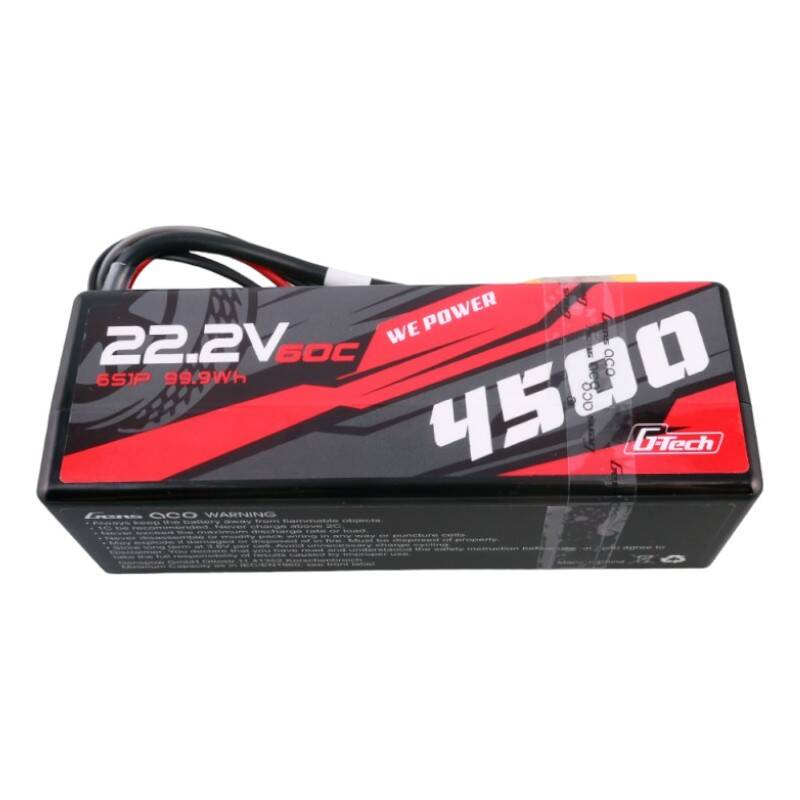 Gens ace G-Tech 4500mAh 6S1P 22.2V 60C HardCase RC car Lipo Battery 14# - Image 1