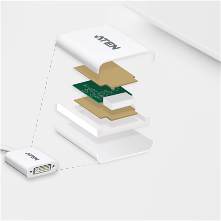 Aten VC965 DisplayPort to DVI Adapter | Aten | DisplayPort to DVI Adapter | VC965 | DP to DVI