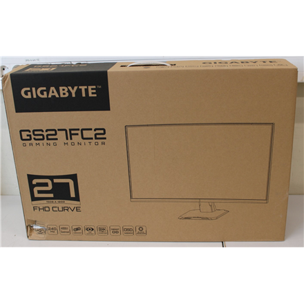Gigabyte SALE OUT. | GS27FC2 EK | 27 " | VA | FHD | 240 Hz | 1 ms | 1920 x 1080 pixels | 350 cd/m² | HDMI ports quantity