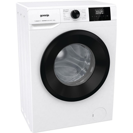 Gorenje | Washing machine | W3NGPI72SBS | Energy efficiency class B | Front loading | Washing capacity 7 kg | 1200 RPM |