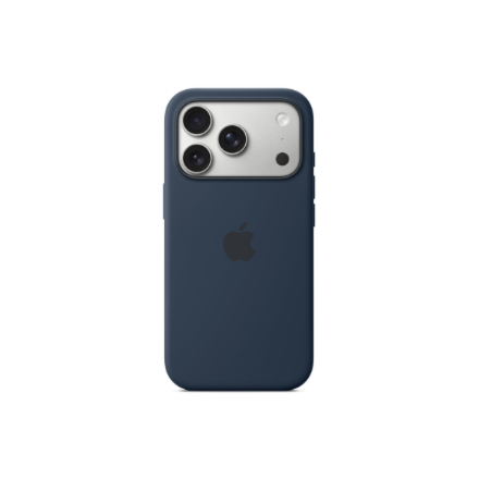 Apple iPhone 17 Pro Silicone Case with MagSafe – Midnight | Apple
