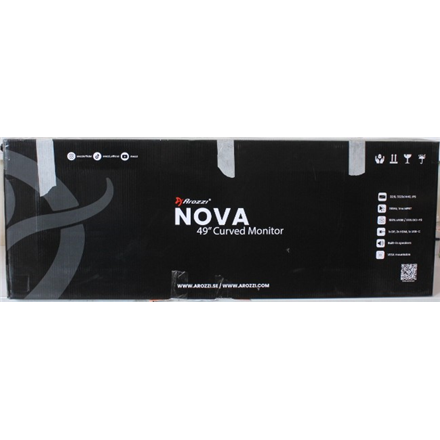 SALE OUT. Arozzi Nova 49" VA, 165Hz - Black | Arozzi | Nova | 49 " | VA | 32:9 | 165 Hz | 4 ms | 5120 x 1440 pixels | 35