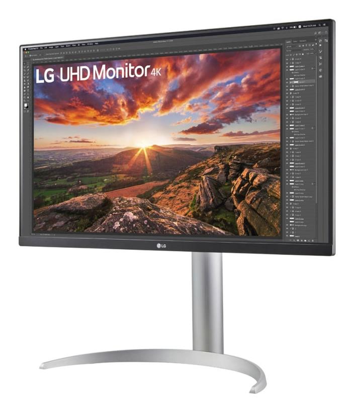LCD Monitor LG 27UP850K-W 27" Gaming Panel IPS 3840x2160 16:9 60 Hz 5 ms Pivot Height adjustable Tilt Colour Black 27UP850K-W