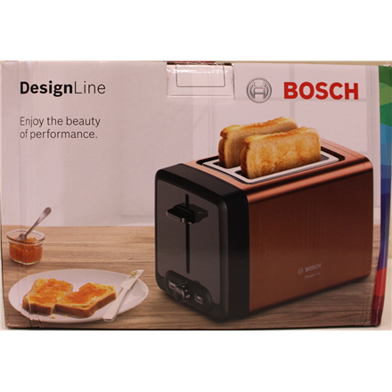 SALE OUT. Bosch TAT4P429 DesignLine Toaster, 970 W, 2 slots, Copper | SALE OUT. | Bosch DesignLine Toaster | TAT4P429 |