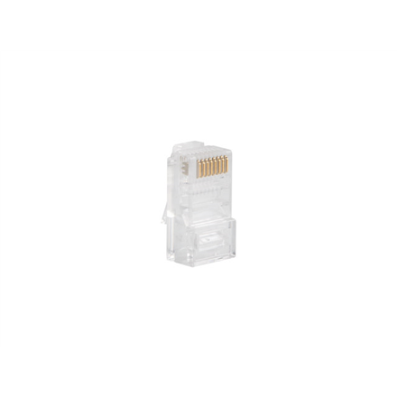 Lanberg Plug RJ45 CAT.5E UTP plug 8P8C, 100 pcs | PLU-5000 | Transparent