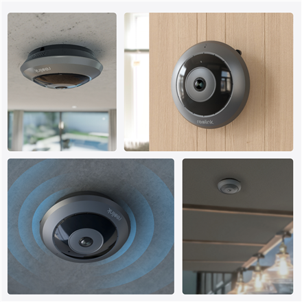 Reolink | 360° Panoramic Indoor Fisheye Camera | Fisheye Series W520 | Fisheye | 6 MP | 1.98mm/F2.0 | H.265 | MicroSD, m