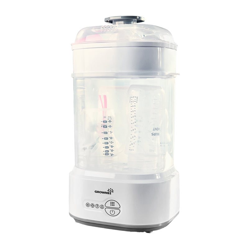 Grownsy bottle sterilizer with dryer (gray) - Image 3