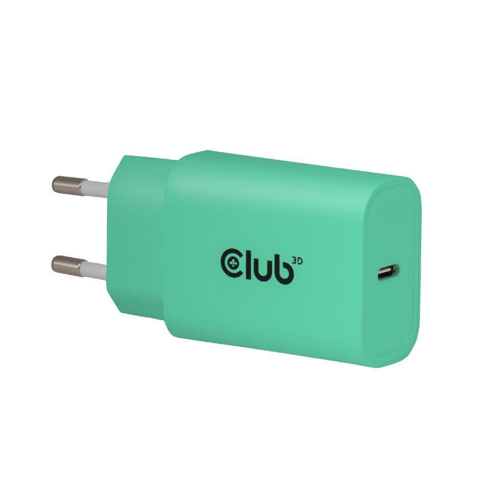 MOBILE CHARGER WALL USB-C/2PK 30W GREEN CAC-3024 CLUB3D