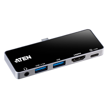 Aten UH3238 USB-C Travel Dock with Power Pass-Through | Aten | USB-C Travel Dock with Power Pass-Through | UH3238-AT | D