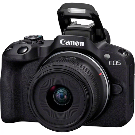 Canon | EOS R50 + RF-S 18-45mm F4.5-6.3 IS STM + RF-S 55-210mm F5-7.1 IS STM (SIP) | Megapixel 24.2 MP | Image stabilize