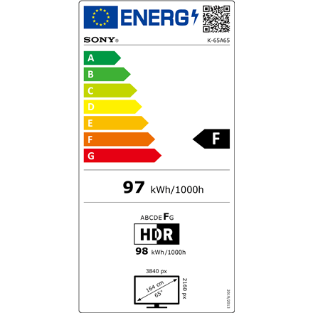 Sony 4K OLED TV | K65A65PB Bravia 6 | 65 | Smart TV | Google TV | UHD | Black