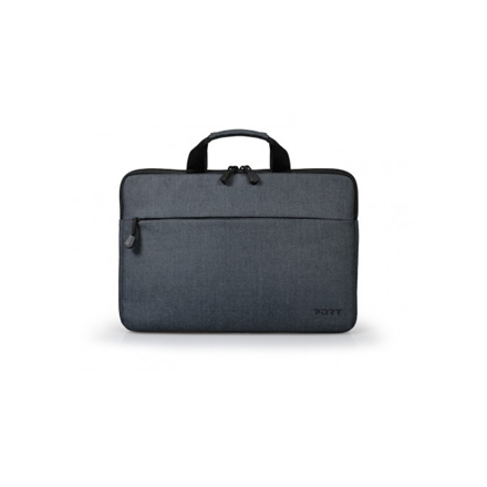 PORT DESIGNS | Belize | Fits up to size 13.3 " | Toploading laptop case | Shoulder strap | Black