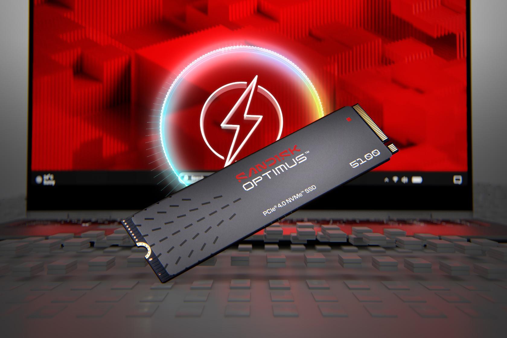 SSD SANDISK 600xTBW rating MTBF 1750000 h Read speed 7100 MB/s Write speed 6700 MB/s NVMe Yes PCI Express 4.0 M.2 1000 GB SDSP51100TAN-000E0