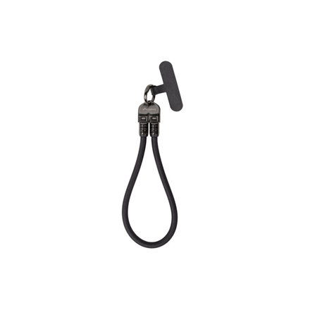 Lanberg USB-C M/M Lanyard/Keychain Cable, 0.3 m, 240 W | CA-CMCM-10LN-0003-BK