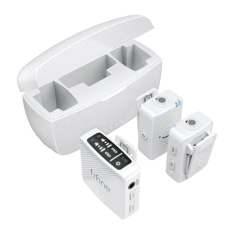 Fifine M9 Gaming Microphone (White) - Image 1
