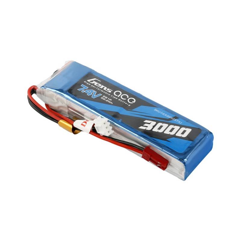 Battery Gens Ace 3000mAh 7.4V 1C 2S1P LiPo - Image 3