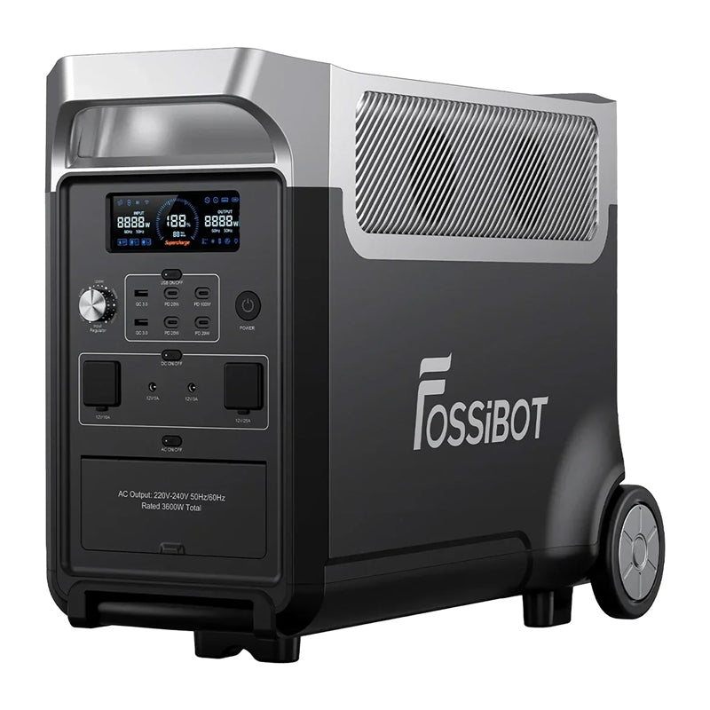 FOSSIBOT F3600 Pro 3600W Charging Station (Black) - Image 3