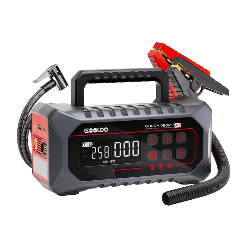 GOOLOO A7 88.8Wh Jump Starter with Air Pump - Image 1