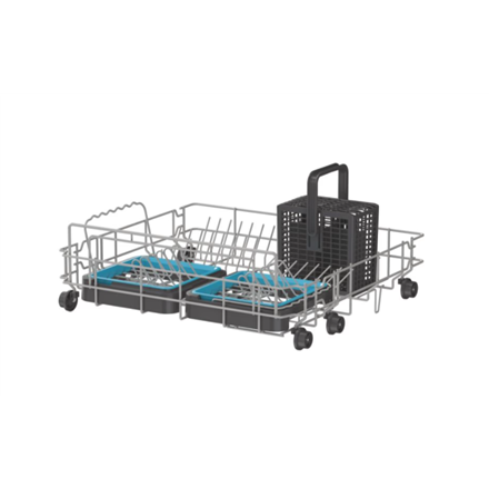 Candy Dishwasher | CP 8F9FFW | Free-standing | Width 55 cm | Number of place settings 8 | Number of programs 8 | Energy
