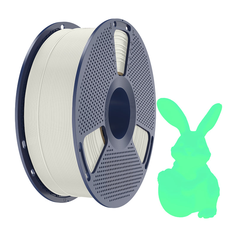 Sunlu PLA Glow-in-the-Dark Filament (White and Green) - Image 2