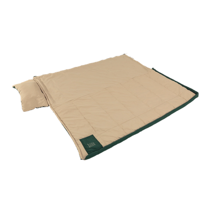 Outwell Contour Prime Green | Sleeping Bag | 220 x 85 cm | -13 to 16 °C | Right Zipper