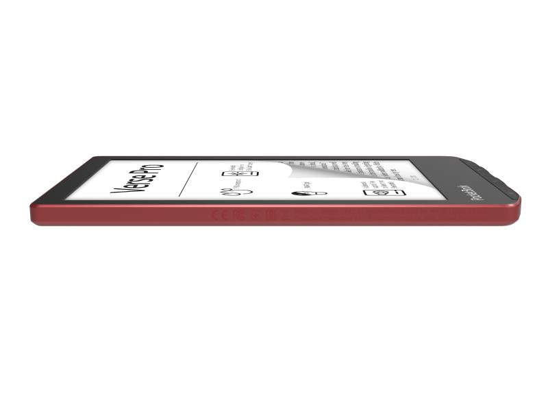 E-Reader POCKETBOOK Verse Pro 6" 1072x1448 1xUSB-C Wireless LAN Bluetooth Red PB634-3-WW