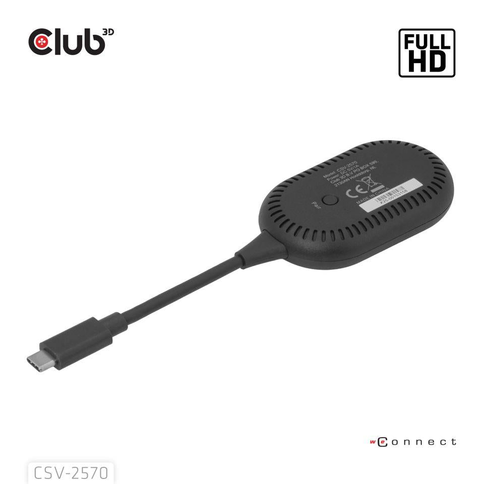 I/O ADAPTER WRL USB-C TO HDMI/CSV-2570 CLUB3D
