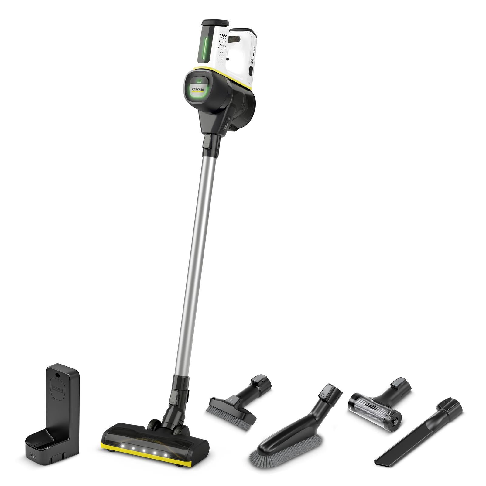 Vacuum Cleaner KARCHER Battery-power vacuum cleaner VC 7 Cordless yourMax Upright/Cordless/Bagless/Rechargeable Capacity 0.8 l Noise 78 dB White Weight 2.6 kg 1.198-710.0
