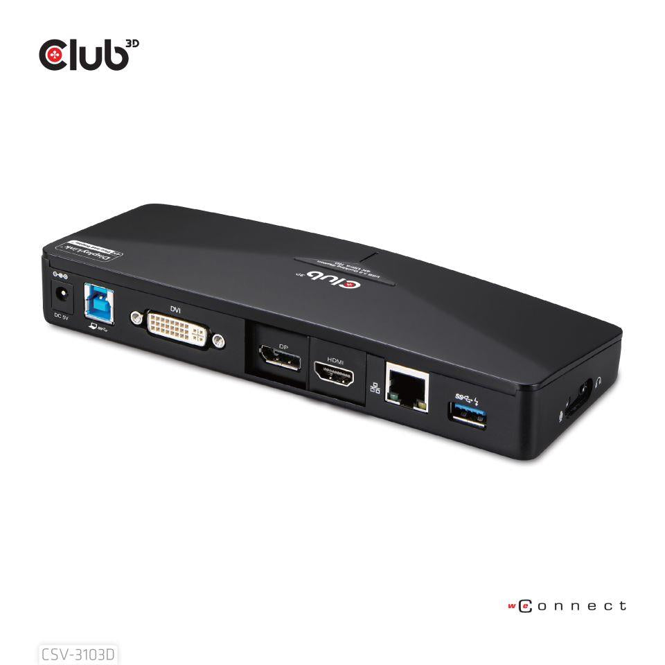 NB ACC DOCKING STATION/USB CSV-3103D CLUB3D