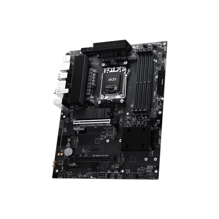 MSI PRO B850-S EVO WIFI | Processor family AMD | Processor socket AM5 | DDR5 | Supported hard disk drive interfaces SATA