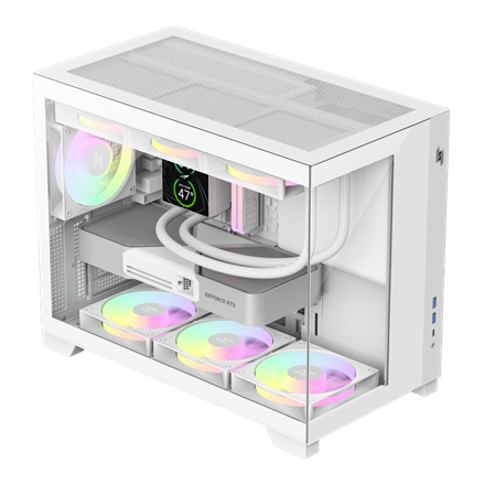 Gamemax Case | NEX C33 WH | MATX/BTF