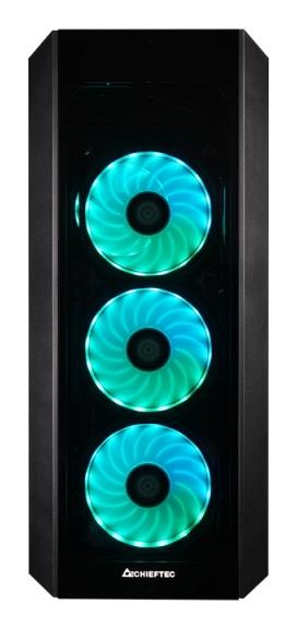 Case CHIEFTEC ATX/micro ATX/Mini-ATX Black Midi Tower PC GL-03B-UC-OP
