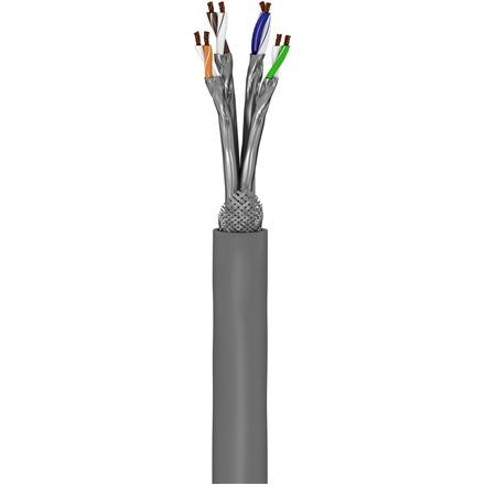 Goobay | CAT 6A Network Cable, S/FTP (PiMF), 50 m | 96093 | S/FTP | Grey