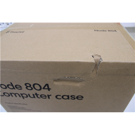 SALE OUT. Fractal Design Node 804 Black - Window | Fractal Design NODE 804 | Side window | 2 - USB 3.0Audio in/outPower