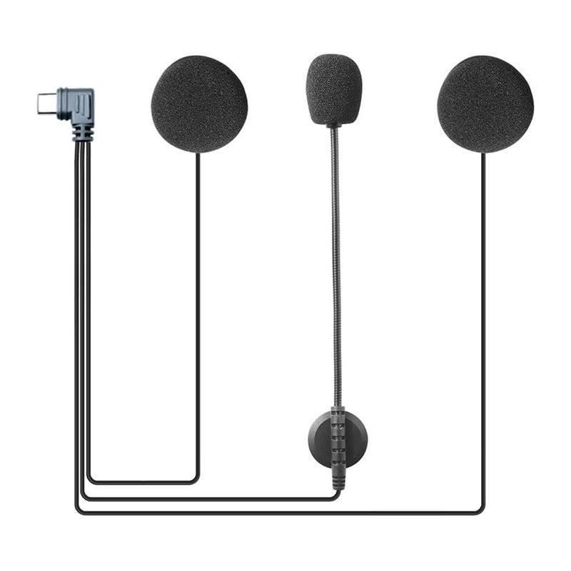 Type C headset for motorcycle helmet for V6pro+ EJEAS HIFI-M6 intercom - Image 1