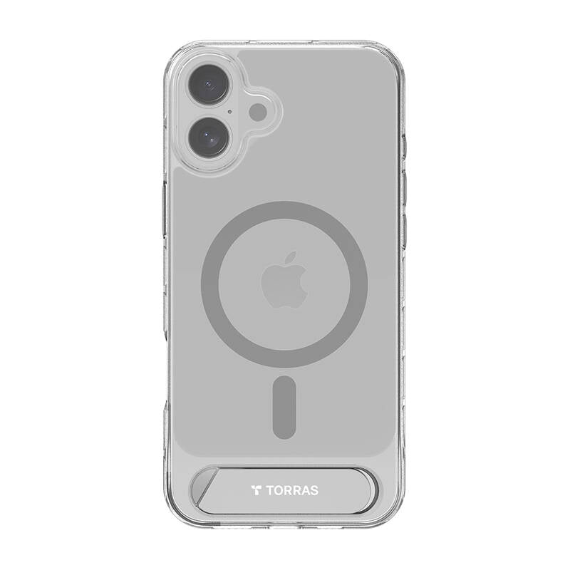 Torras Pstand Series Case for iPhone 16 Plus (transparent) - Image 1
